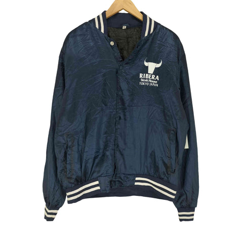 企業ロゴプリント スタジャン メンズ JPN:XL