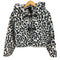 KRYCLOTHING レオパード柄 クロップド ファージャケット レディース