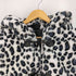 KRYCLOTHING レオパード柄 クロップド ファージャケット レディース