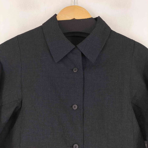 イッセイミヤケペルマネンテ ISSEY MIYAKE PERMANENTE スリットデザイン L/S シャツ レディース JPN:2