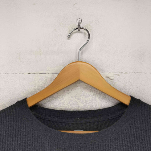 オールドネイビー OLD NAVY NEWYORK 1946 サガラワッペン ワッフル L/S シャツ メンズ L