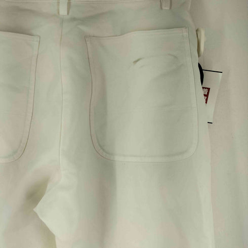 ブラックコムデギャルソン BLACK COMME des GARCONS 14SS ポリエステル クロップド スラックスパンツ メンズ JPN:L
