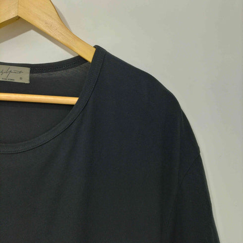 ヨウジヤマモトプールオム Yohji Yamamoto POUR HOMME 朝倉PT半袖 天竺 抜染プリント Tシャツ メンズ JPN:3