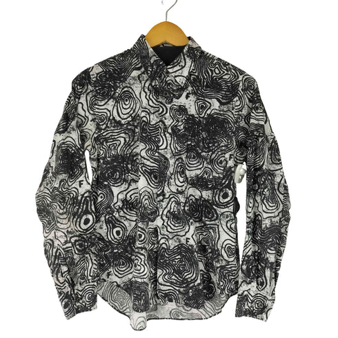 ブラックコムデギャルソン BLACK COMME des GARCONS 18AW L/S 総柄シャツ メンズ JPN:S