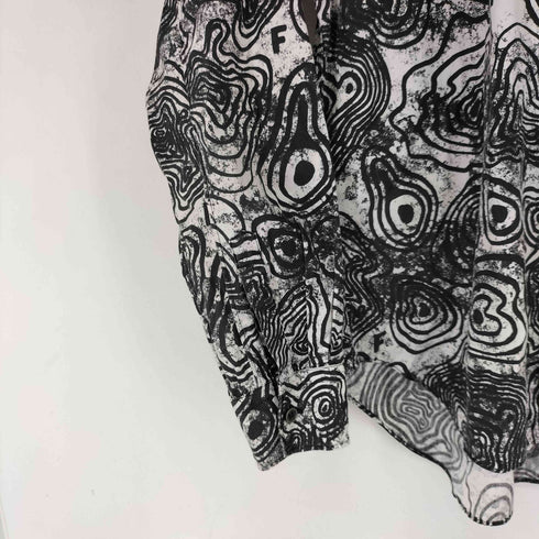 ブラックコムデギャルソン BLACK COMME des GARCONS 18AW L/S 総柄シャツ メンズ JPN:S