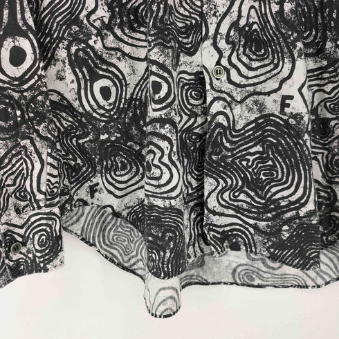 ブラックコムデギャルソン BLACK COMME des GARCONS 18AW L/S 総柄シャツ メンズ JPN:S