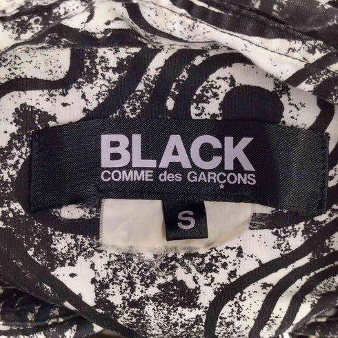 ブラックコムデギャルソン BLACK COMME des GARCONS 18AW L/S 総柄シャツ メンズ JPN:S