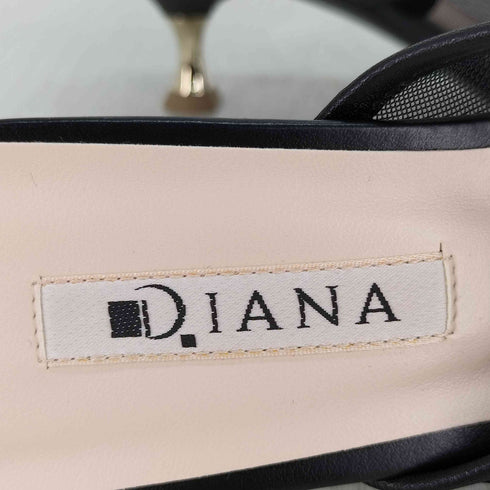 ダイアナ DIANA ドットフロッキーチュール ミュール レディース M