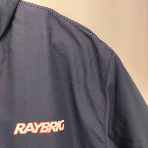 RAYBRIG ロゴプリント 裏地フリース 裾ドローコード パフジャケット メンズ FREE
