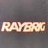 RAYBRIG ロゴプリント 裏地フリース 裾ドローコード パフジャケット メンズ FREE
