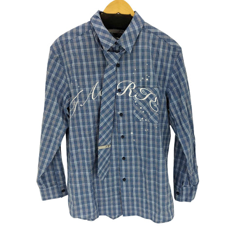 Faerie blue check academy shirt skirt セットアップ レディース