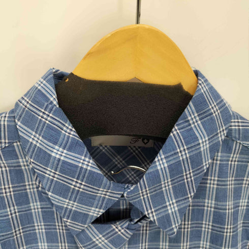 Faerie blue check academy shirt skirt セットアップ レディース