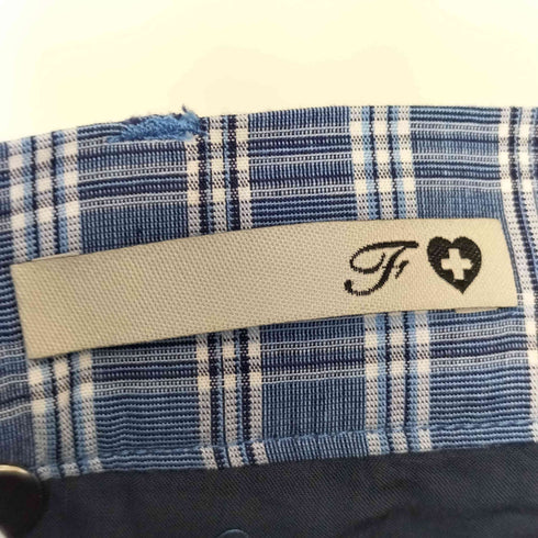 Faerie blue check academy shirt skirt セットアップ レディース