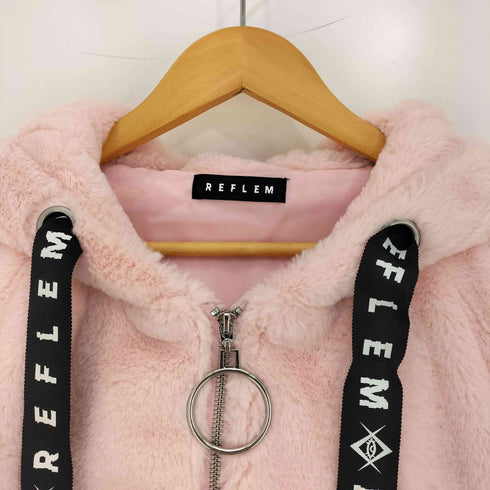 レフレム REFLEM うさ耳BIGファー パーカー ジャケット レディース FREE