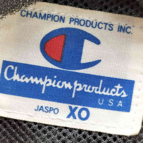 チャンピオン Champion 90S ロゴ刺繍 裏地メッシュ ナイロン ジャケット メンズ XO