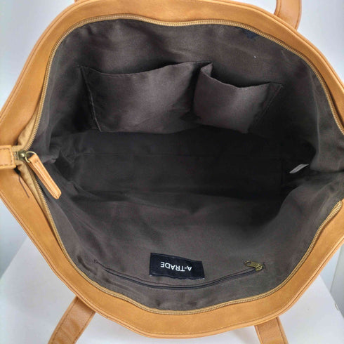 A-TRADE レザー トートバッグ メンズ