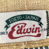 エドウィン EDWIN バナナファイバー ストライプ シャンブレー ワークパンツ メンズ L