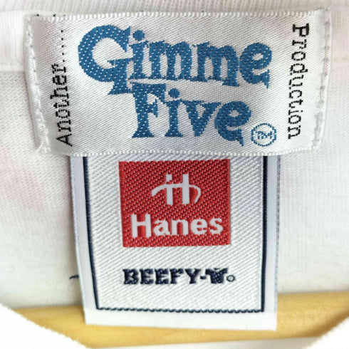 ギミーファイブ gimme five ローププリント S/S Tシャツ メンズ import:L