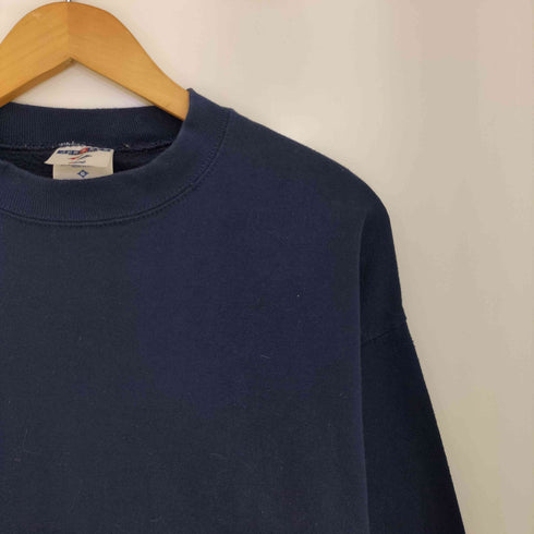 ジャージーズ JERZEES 90-00s USA製 ブランク モックネック 裏起毛 スウェット メンズ import:L