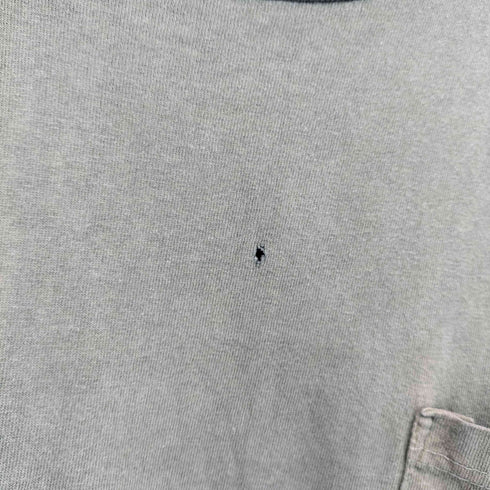 ステューシー Stussy 90S前期 白タグ old stussy MADE IN USA 袖シングルステッチ ワンポイント刺繍 S/S ポケット Tシャツ メンズ import:M