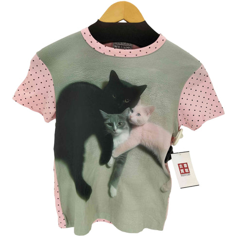 Ashrey williams kitten trio baby tee レディース S