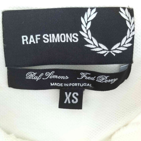 ラフシモンズ RAF SIMONS ワンポイント刺繍 鹿の子ポロシャツ レディース import:XS