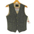 ハリスツイード Harris Tweed ヘリンボーン ウール 3B ベスト メンズ JPN:44