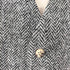 ハリスツイード Harris Tweed ヘリンボーン ウール 3B ベスト メンズ JPN:44