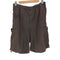 ジェイディッドロンドン JADED LONDON Brown Parachute Cargo Baggy Shorts メンズ M