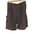 ジェイディッドロンドン JADED LONDON Brown Parachute Cargo Baggy Shorts メンズ M