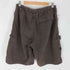 ジェイディッドロンドン JADED LONDON Brown Parachute Cargo Baggy Shorts メンズ M