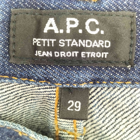 アーペーセー A.P.C. petit standard jean droit etroit レディース UK:28-29