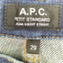 アーペーセー A.P.C. petit standard jean droit etroit レディース UK:28-29