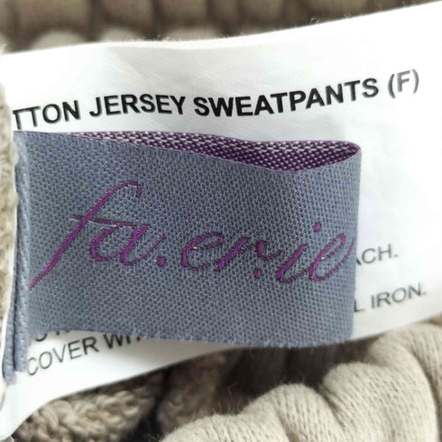 Faerie button jersey sweatpants レディース