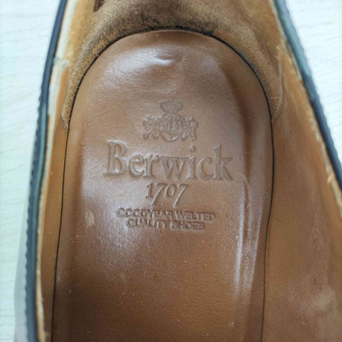 バーウィック Berwick 5551ROMLBK ストレートチップ レザーシューズ メンズ UK:8.5