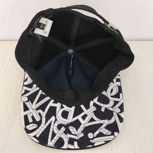 アニエスベーオム Agnes b.homme ロゴ総柄 グラフィックプリント キャップ メンズ TU