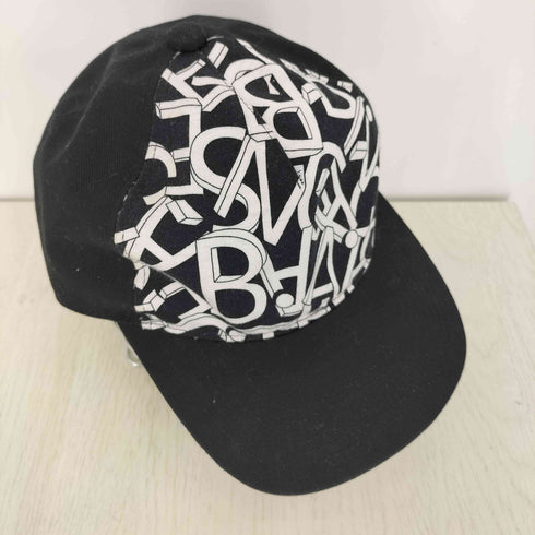 アニエスベーオム Agnes b.homme ロゴ総柄 グラフィックプリント キャップ メンズ TU