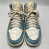 ジョーダンブランド JORDAN BRAND 22SS JORDAN BRAND WMNS AIR JORDAN 1 MID SAIL WORN BLUE-SAIL メンズ JPN:26.5