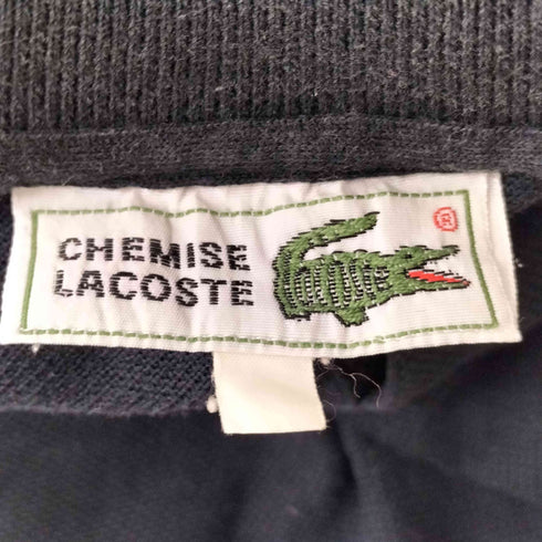 シュミーズラコステ CHEMISE LACOSTE ワンポイント 刺繍 S/S 鹿の子 ポロシャツ メンズ