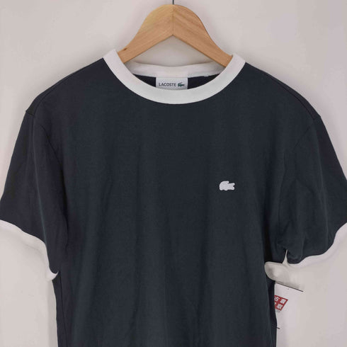 ラコステ LACOSTE ワンポイントロゴ リンガーTシャツ メンズ import:M