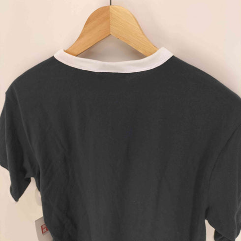 ラコステ LACOSTE ワンポイントロゴ リンガーTシャツ メンズ import:M