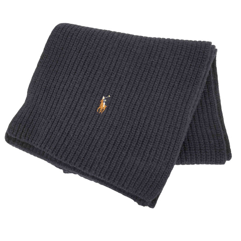 ポロラルフローレン POLO RALPH LAUREN ワンポイントロゴ刺繍 マフラー メンズ
