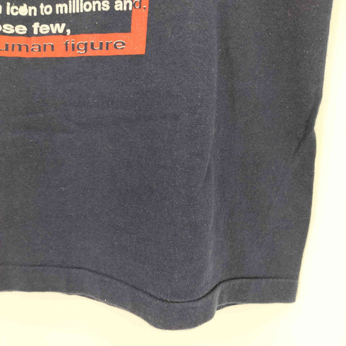 Ice Blue TATTOO 90s USA製 メッセージ プリント Tシャツ シングルステッチ メンズ