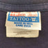 Ice Blue TATTOO 90s USA製 メッセージ プリント Tシャツ シングルステッチ メンズ