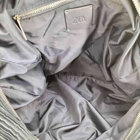 ザラ ZARA プリーツ ナイロン ショルダーバック レディース