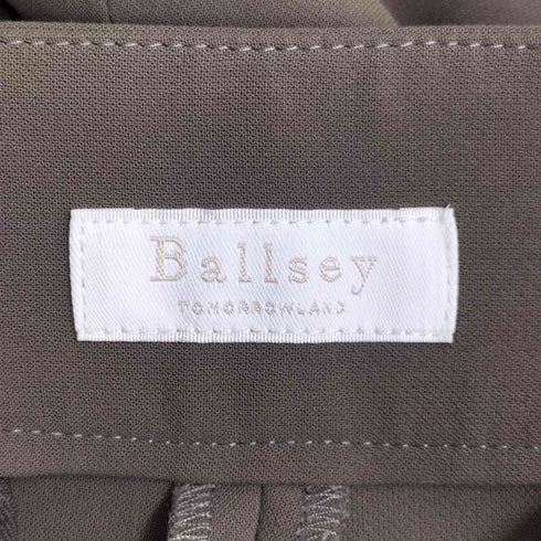ボールジィトゥモローランド Ballsey TOMORROWLAND ワンタック ワイドパンツ レディース JPN:34