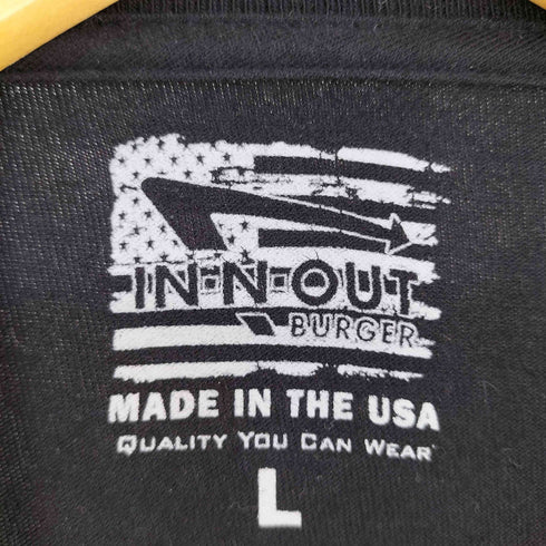 インアウトバーガー IN-N-OUT BURGER 両面プリントTシャツ メンズ L