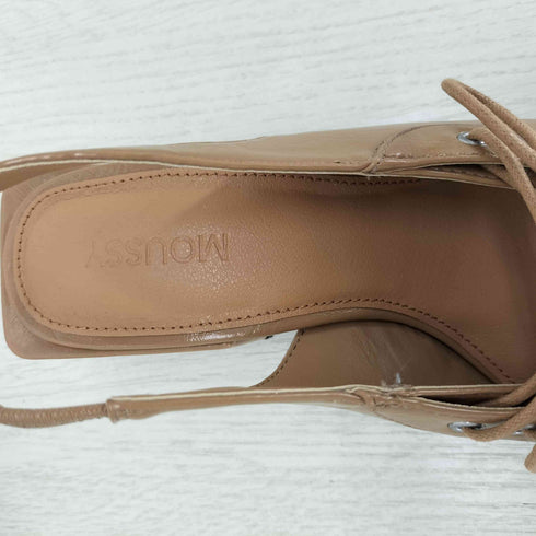 マウジー moussy POINTED LACE UP ミュール レディース M