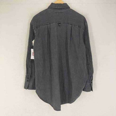 バナナリパブリック BANANA REPUBLIC デニム カーブヘム シャツ レディース S
