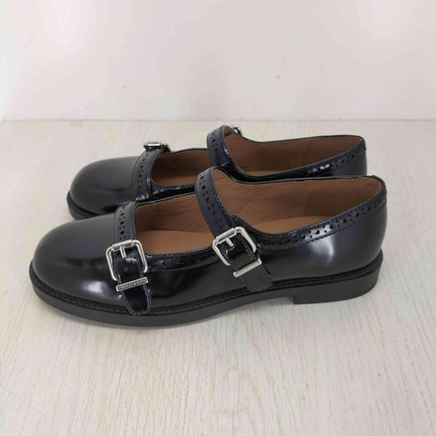チャールズアンドキース CHARLES&KEITH ダブルストラップ ブロークメリージェーン レディース 36